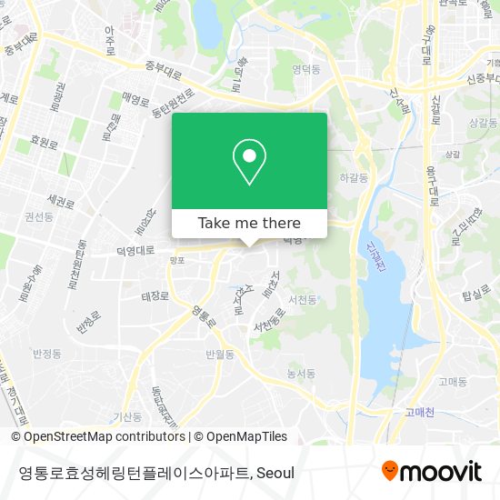 영통로효성헤링턴플레이스아파트 map