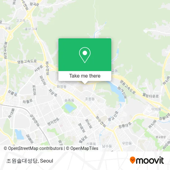 조원솔대성당 map