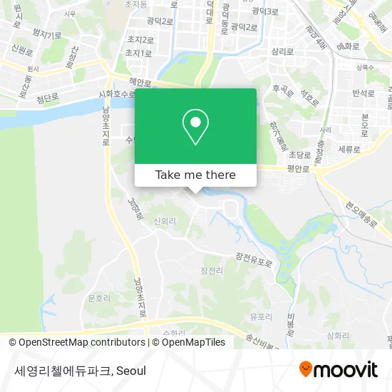 세영리첼에듀파크 map