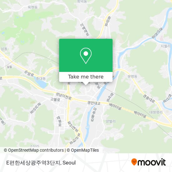 E편한세상광주역3단지 map