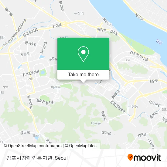 김포시장애인복지관 map
