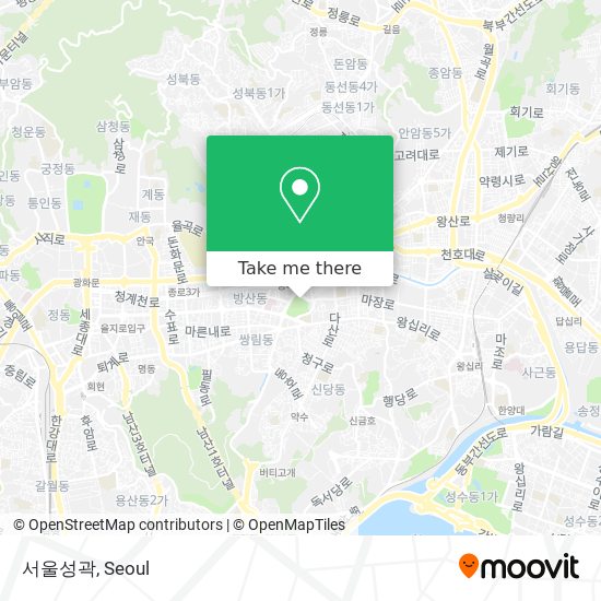서울성곽 map