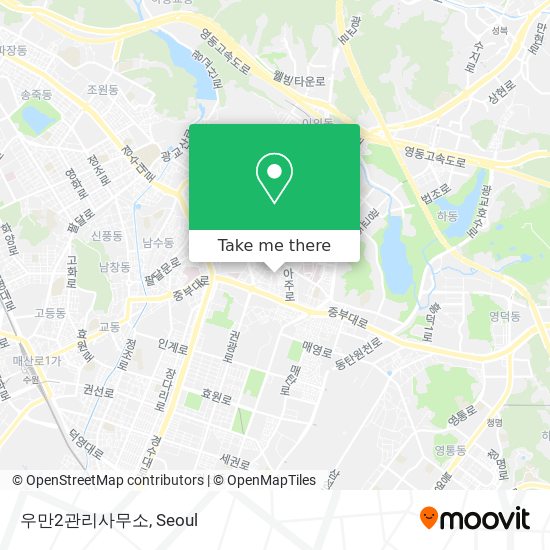 우만2관리사무소 map