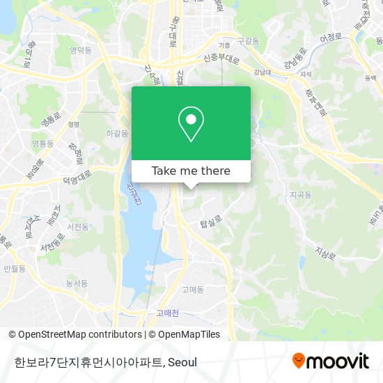 한보라7단지휴먼시아아파트 map