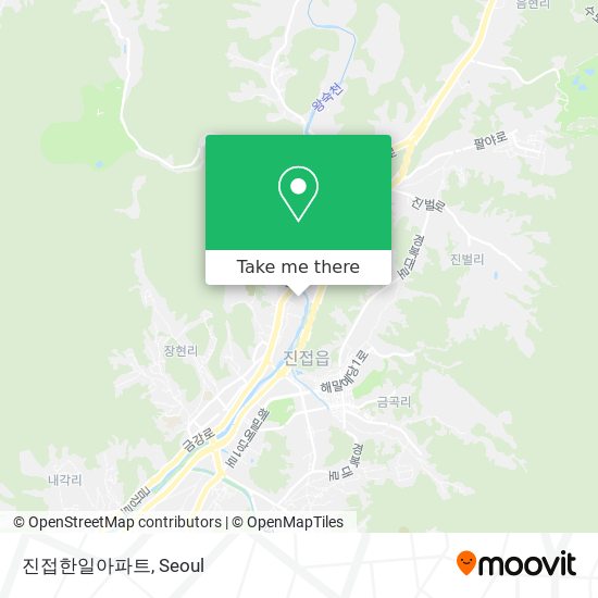 진접한일아파트 map