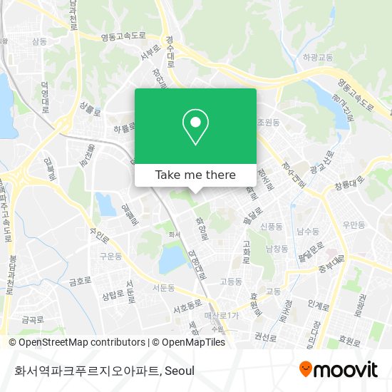화서역파크푸르지오아파트 map