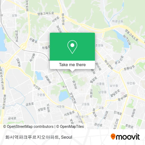 화서역파크푸르지오아파트 map