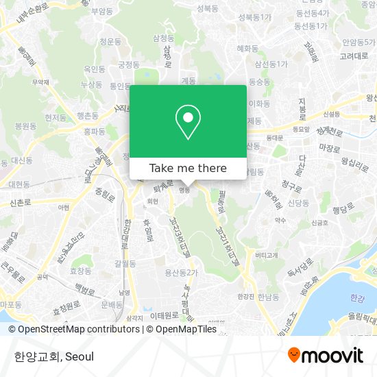 한양교회 map