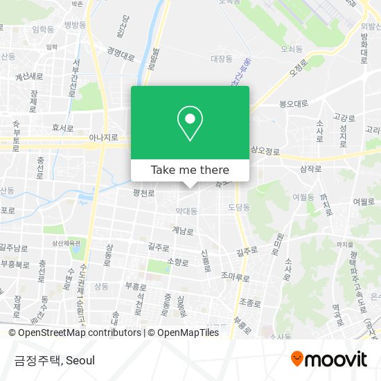 금정주택 map