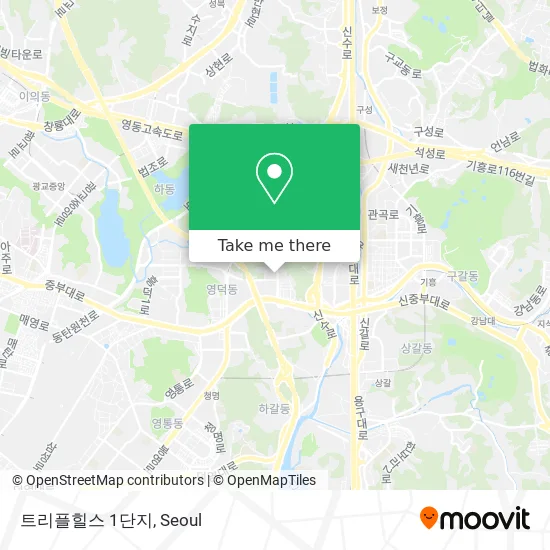 트리플힐스 1단지 map
