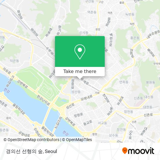경의선 선형의 숲 map
