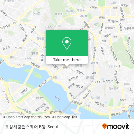 효성해링턴스퀘어 B동 map
