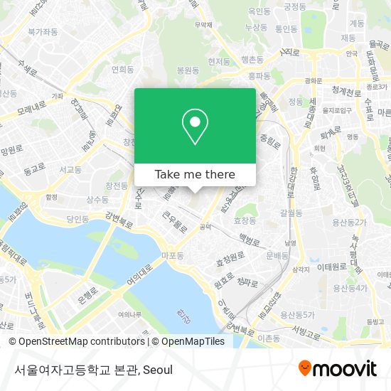 서울여자고등학교 본관 map