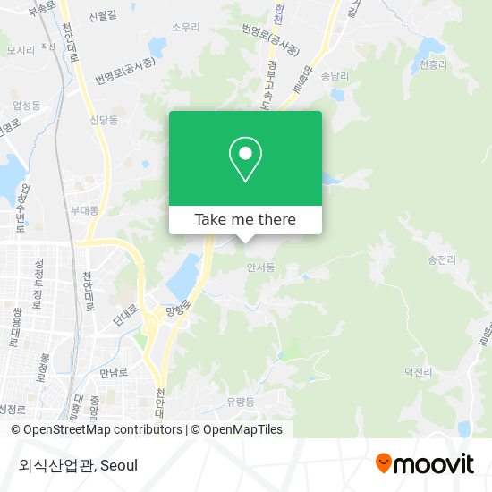 외식산업관 map