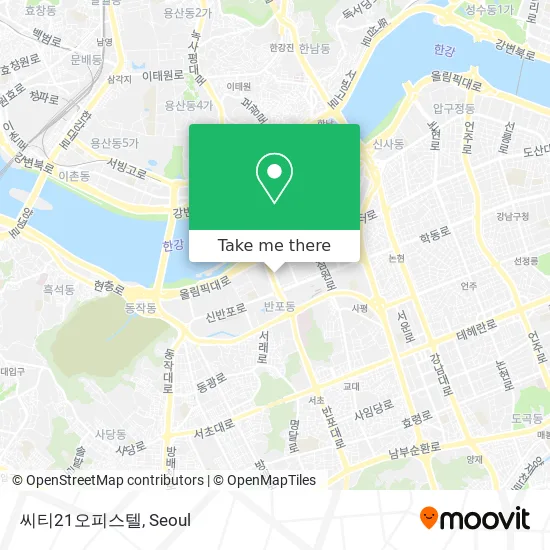 씨티21오피스텔 map