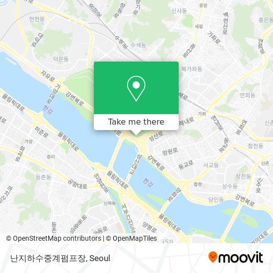 난지하수중계펌프장 map