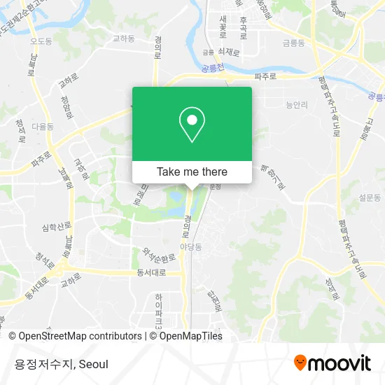 용정저수지 map
