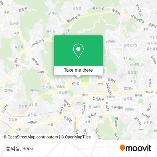 통의동 map