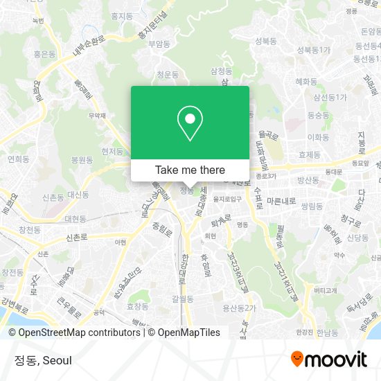 정동 map