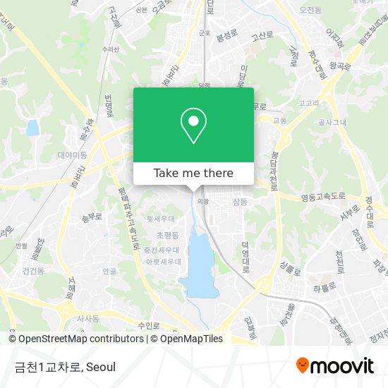 금천1교차로 map