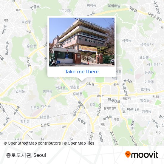 종로도서관 map