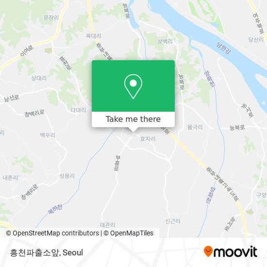 흥천파출소앞 map