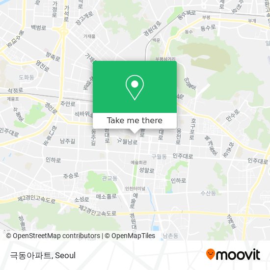 극동아파트 map