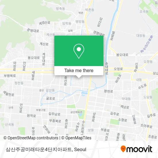 삼산주공미래타운4단지아파트 map