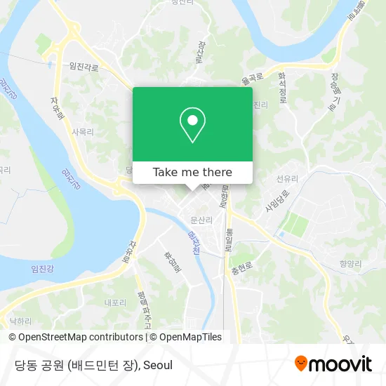 당동 공원 (배드민턴 장) map