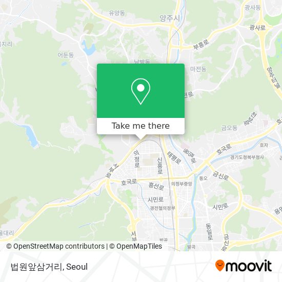 법원앞삼거리 map