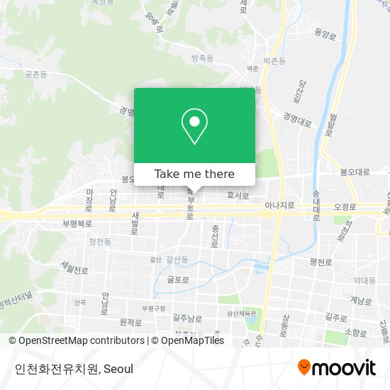 인천화전유치원 map