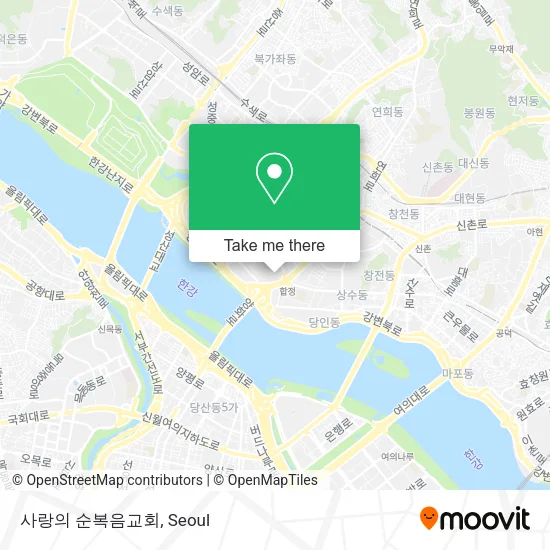 사랑의 순복음교회 map