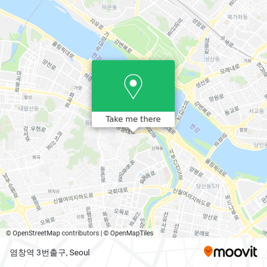 염창역 3번출구 map