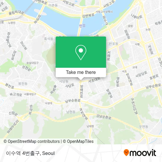 이수역 4번출구 map