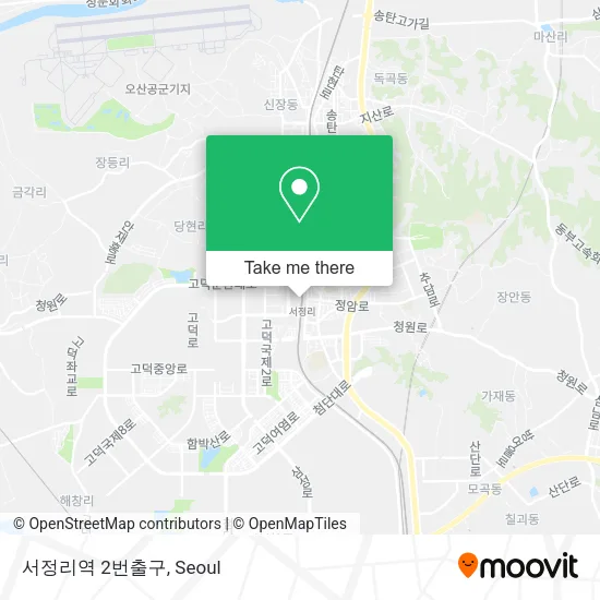 서정리역 2번출구 map