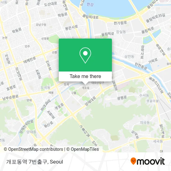 개포동역 7번출구 map