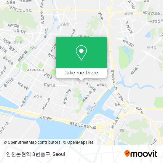 인천논현역 3번출구 map