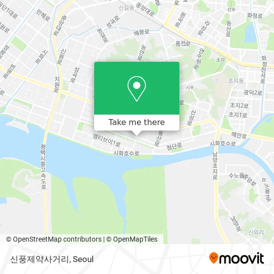 신풍제약사거리 map