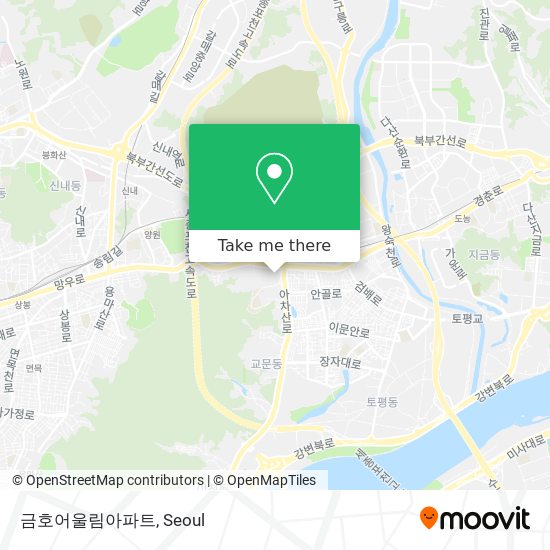 금호어울림아파트 map