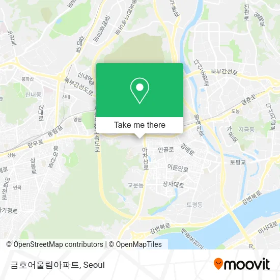 금호어울림아파트 map