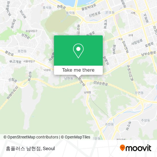 홈플러스 남현점 map
