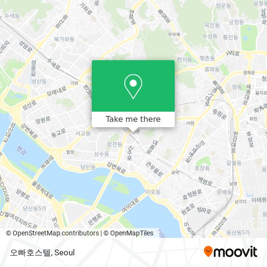 오빠호스텔 map