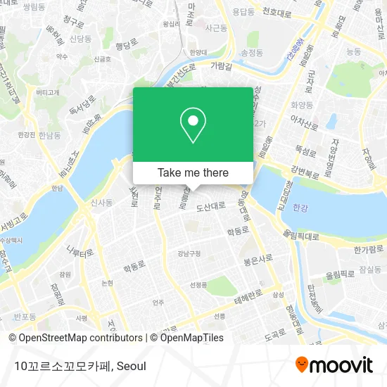 10꼬르소꼬모카페 map
