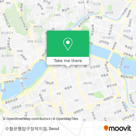 수협은행압구정역지점 map