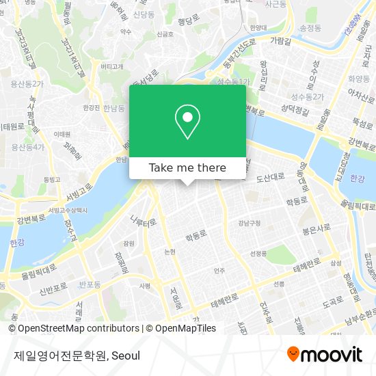 제일영어전문학원 map