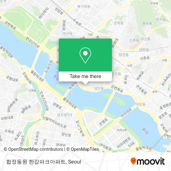 합정동원 한강파크아파트 map