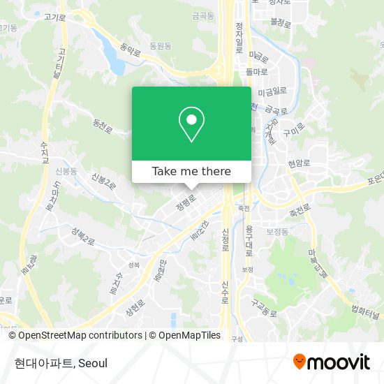 현대아파트 map