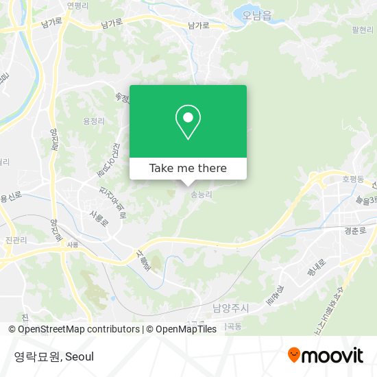 영락묘원 map