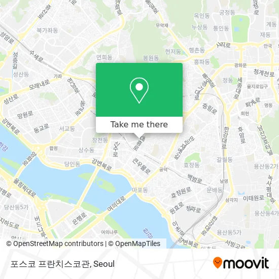 포스코 프란치스코관 map