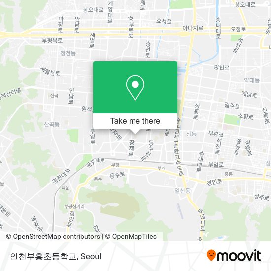 인천부흥초등학교 map